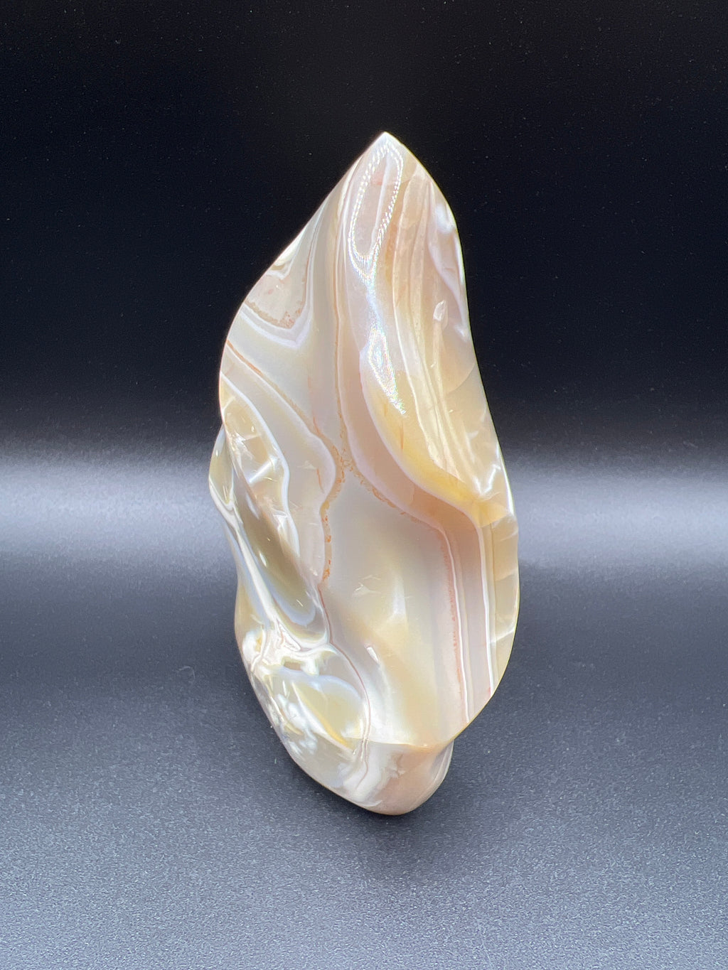🔥 Orca Agate Flame — Frozen Fire