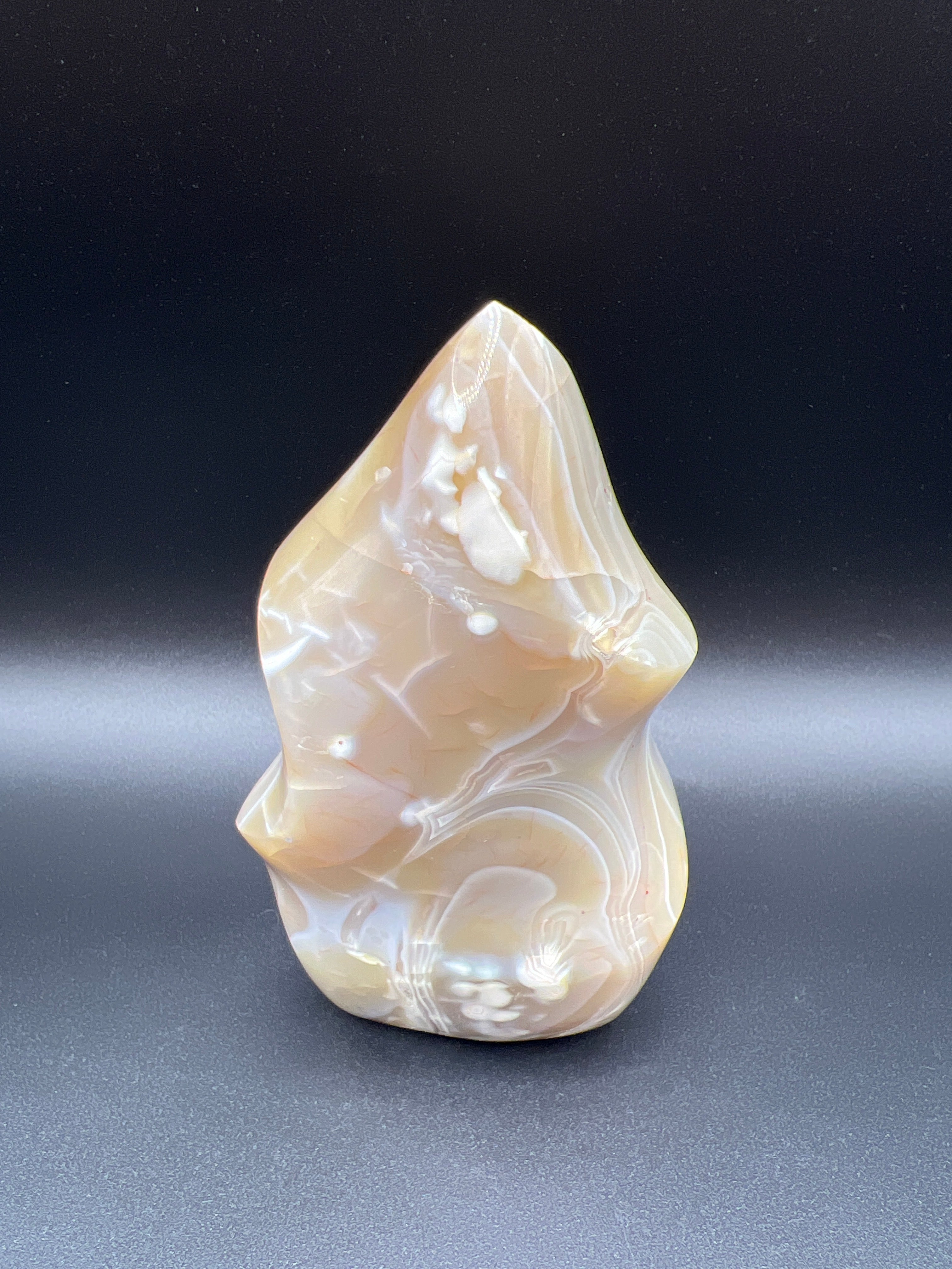 🔥 Orca Agate Flame — Frozen Fire