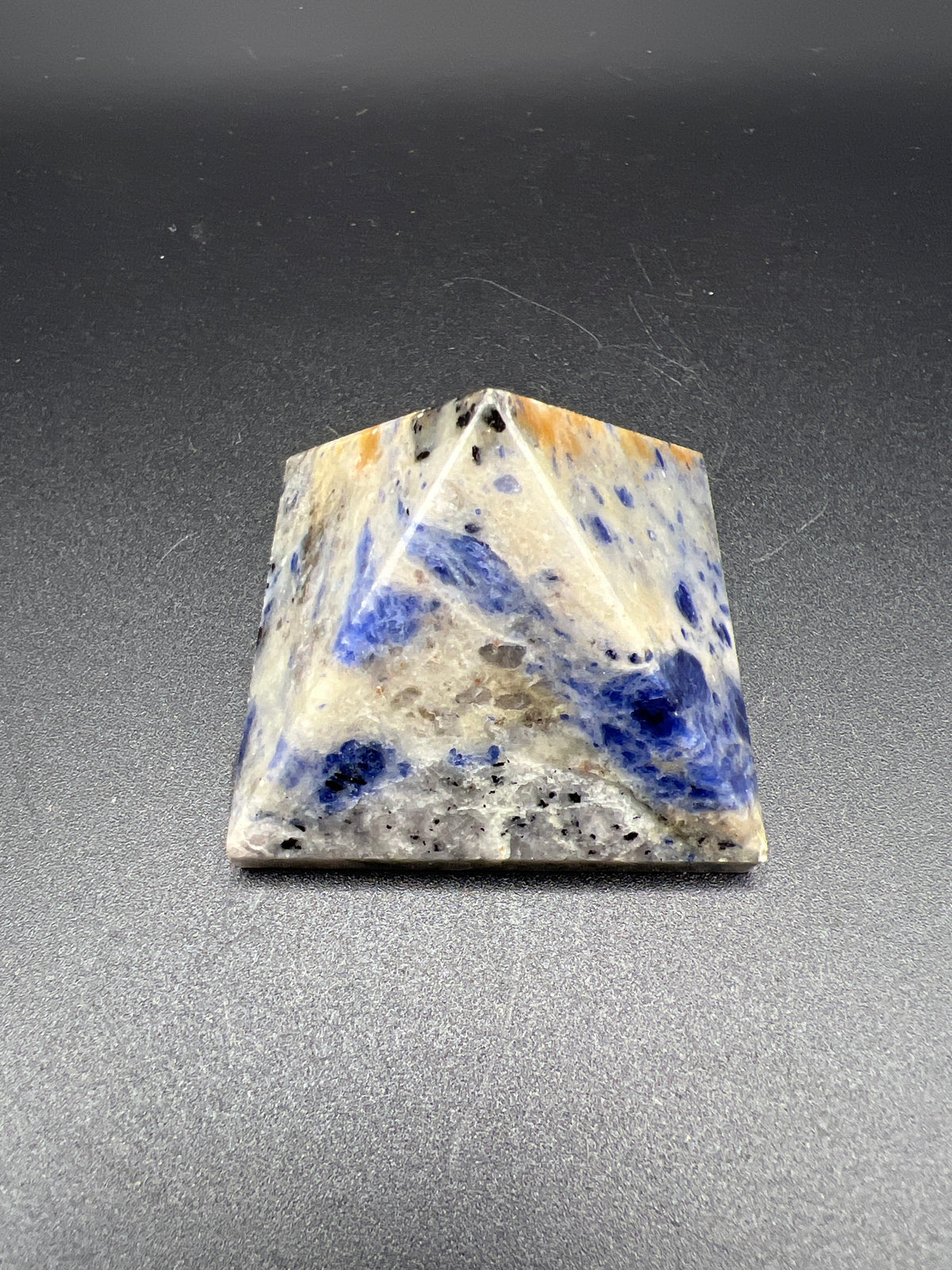 🔺 Sodalite Pyramid — Midnight Wisdom