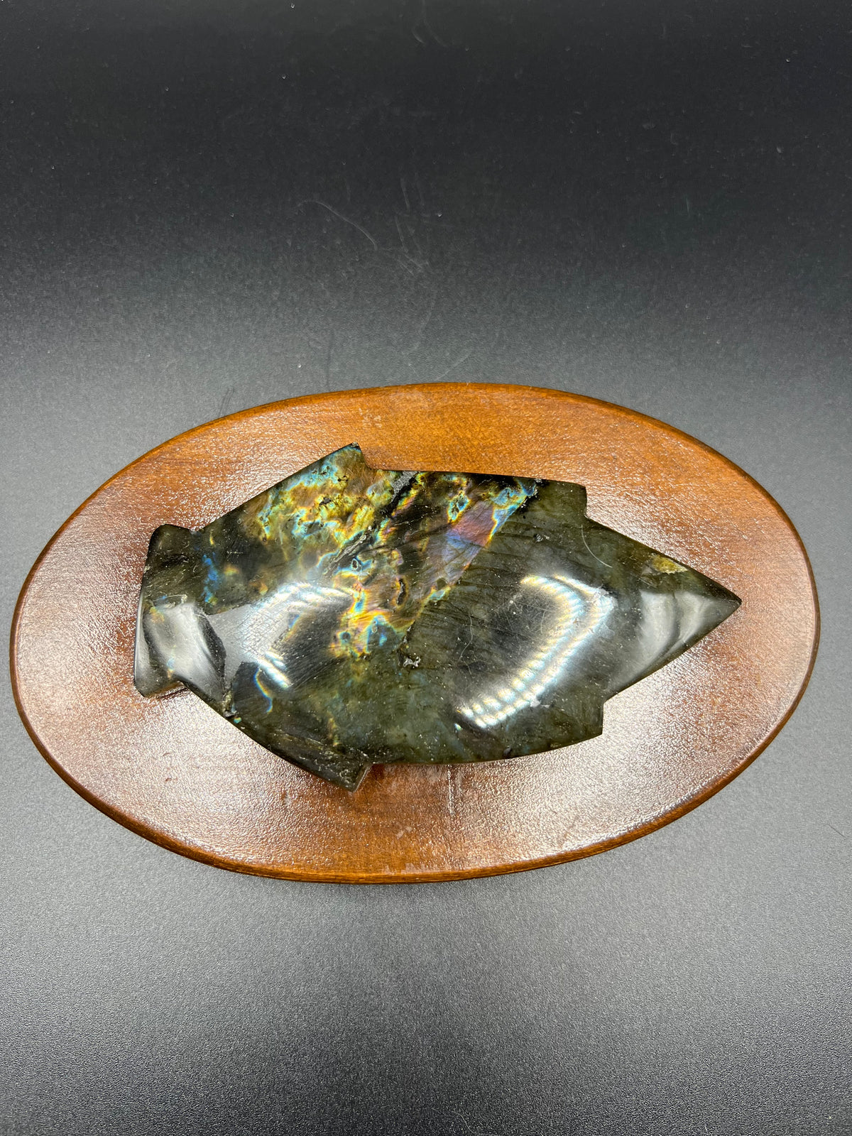 🍃 Labradorite Leaf Carving 🍃