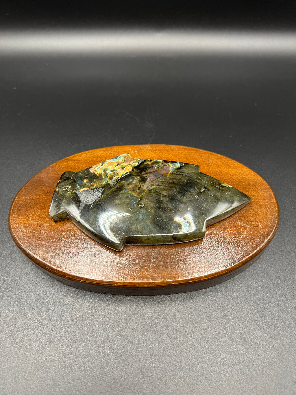 🍃 Labradorite Leaf Carving 🍃