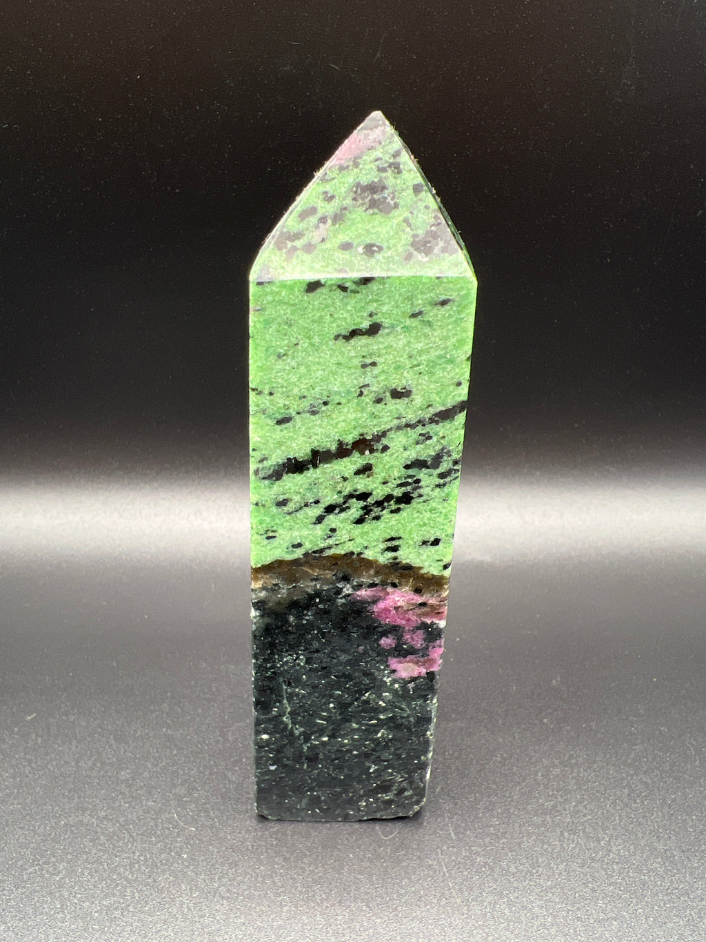 ❤️‍🔥 Ruby Zoisite Crystal Tower — Heart of the Wild