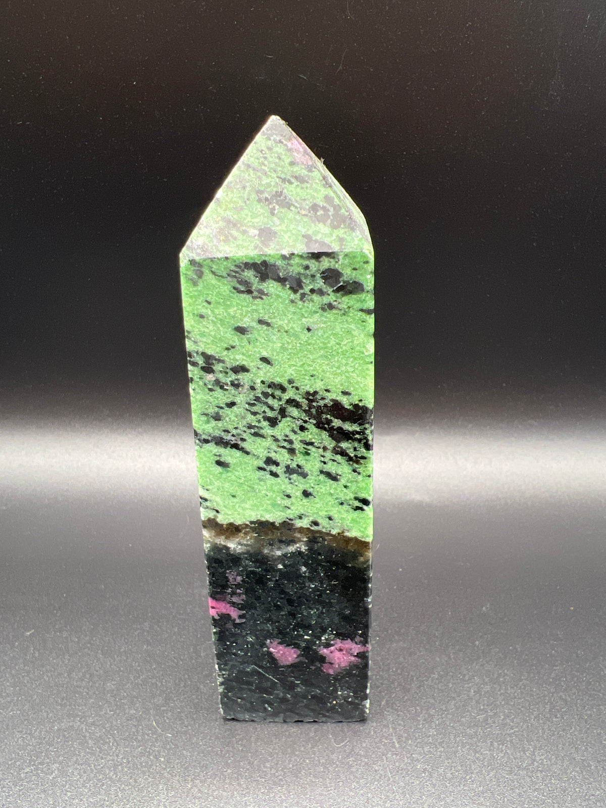 ❤️‍🔥 Ruby Zoisite Crystal Tower — Heart of the Wild