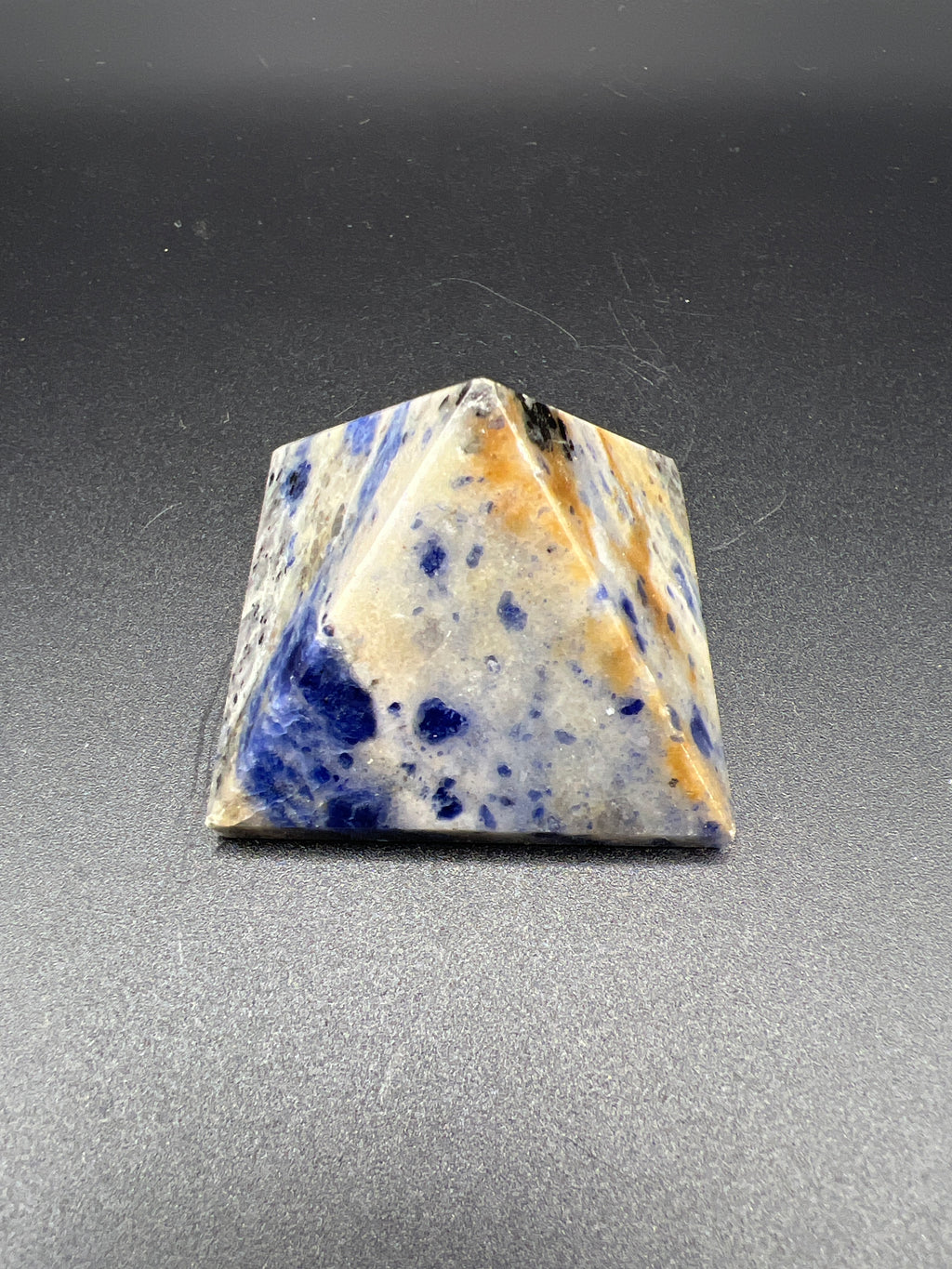 🔺 Sodalite Pyramid — Midnight Wisdom