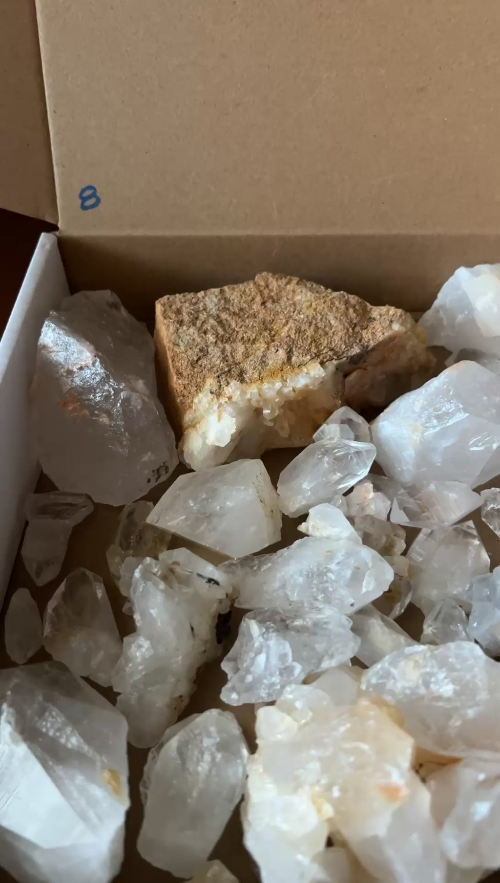 Flat #8 of Arkansas Quartz