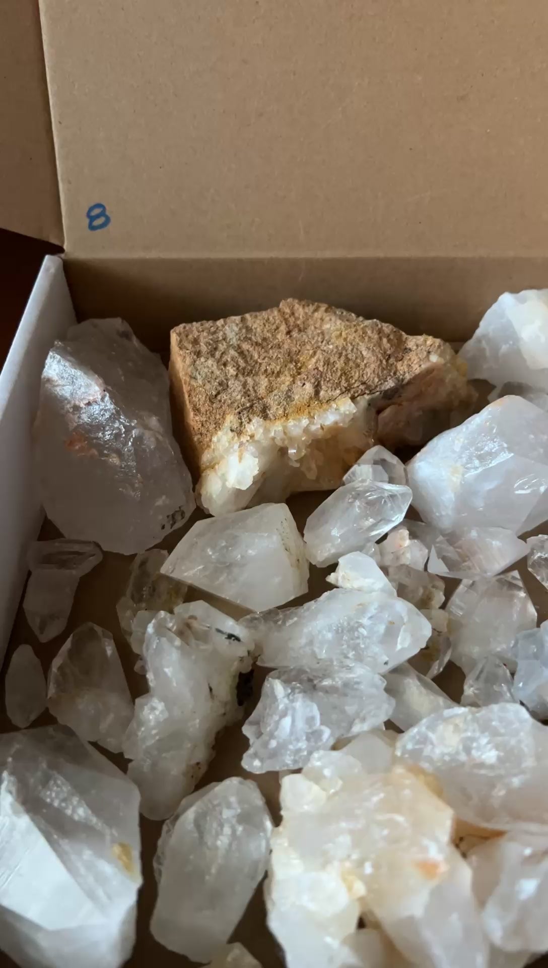 Flat #8 of Arkansas Quartz