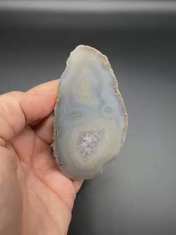 🖤 Botswana Agate Slab — Whispers of the Earth